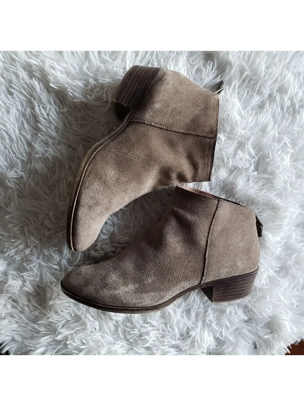 Lucky Brand Bremma Suede Ankle Booties